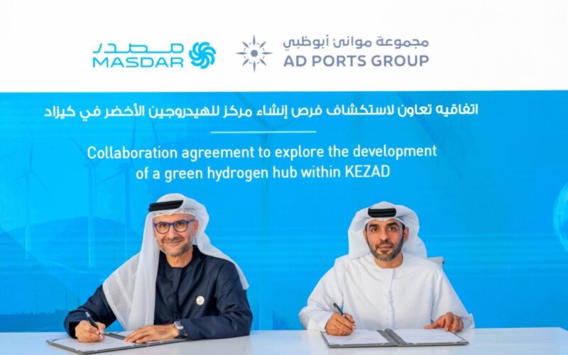 AD Ports, Masdar map out green hydrogen hub in KEZAD